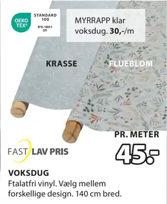 JYSK VOKSDUG tilbud