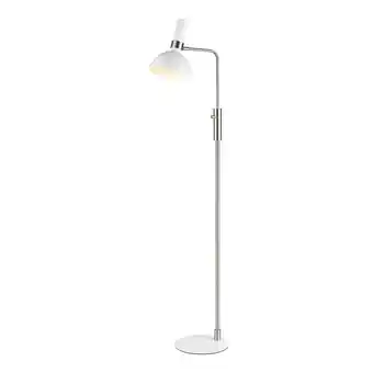 Bauhaus Markslöjd gulvlampe Larry hvid/krom E27 146 cm tilbud