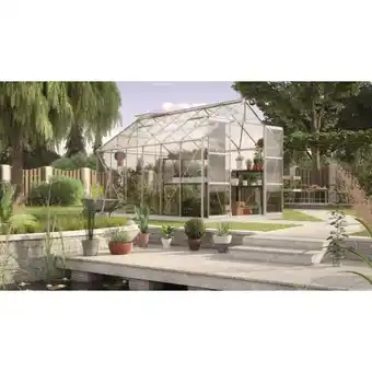 Bauhaus Vitavia drivhus Uranus 9,9 m² alu 3 mm delt glas m/sokkel tilbud