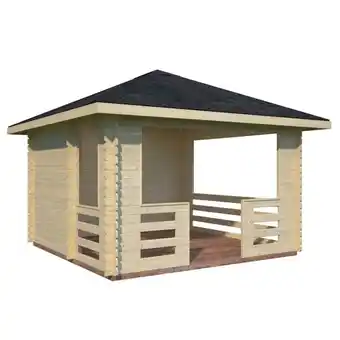 Palmako pavillon Julie ubehandlet 10,5 m²