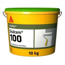 Bauhaus Skalflex cement-murmaling Skalcem 100 hvid 10 kg tilbud