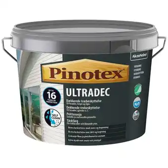 Bauhaus Pinotex træbeskyttelse Ultradec 5 L sort tilbud