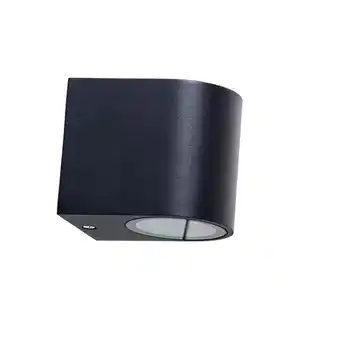 Bauhaus Dyberg Larsen væglampe Samsø udendørs sort H8 cm tilbud