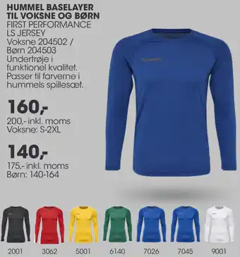 Hummel Baselayer Til Voksne Og Børn 175-Inkl.Moms