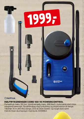 jem & fix HØJTRYKSRENSER CORE 150-10 POWERCONTROL tilbud