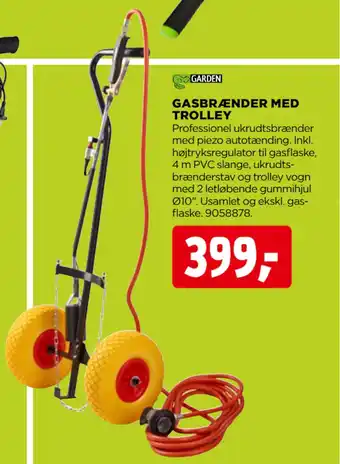 jem & fix GASBRÆNDER MED TROLLEY tilbud