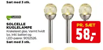 jem & fix SOLCELLE KUGLELAMPE tilbud