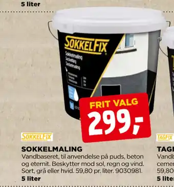 jem & fix SOKKELMALING tilbud
