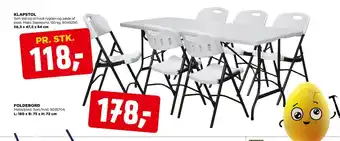 jem & fix KLAPSTOL tilbud