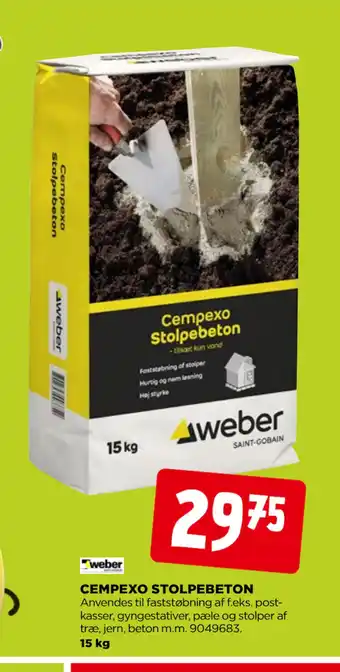 jem & fix CEMPEXO STOLPEBETON tilbud