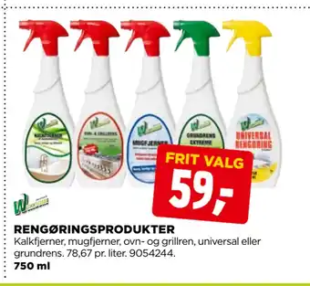 jem & fix RENGØRINGS PRODUKTER tilbud