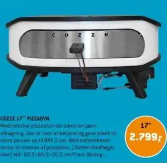 XL-BYG COZZE 17" PIZZAOVN tilbud