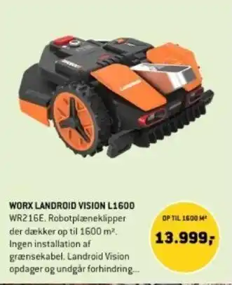 WORX LANDROID VISION L1600