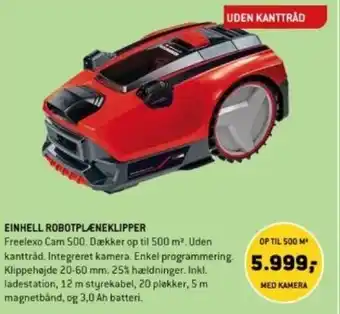 XL-BYG EINHELL ROBOTPLÆNEKLIPPER tilbud