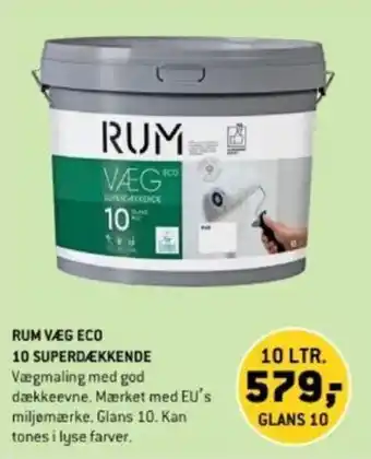 XL-BYG RUM VÆG ECO 10 SUPERDÆKKENDE tilbud