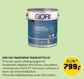 XL-BYG GORI 506 TRANSPARENT TRÆBESKYTTELSE tilbud