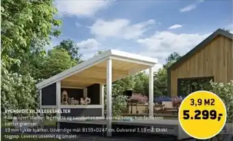 XL-BYG BYGNORDIC VILJA LEGESHELTER tilbud