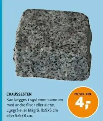 XL-BYG CHAUSSESTEN tilbud