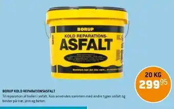 XL-BYG BORUP KOLD REPARATIONSASFALT tilbud