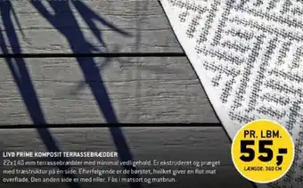 XL-BYG LIVO PRIME KOMPOSIT TERRASSEBRÆDDER tilbud