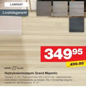 Højtrykslaminatgulv Grand Majestic