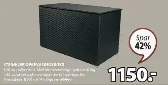 JYSK STEINKJER OPBEVARINGSBOKS tilbud