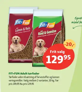 Maxi Zoo FIT+FUN Adult tørfoder tilbud
