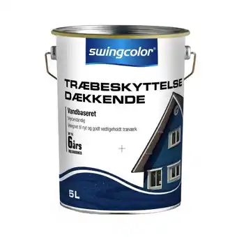 Bauhaus Swingcolor træbeskyttelse dækkende sort vand 5 L tilbud