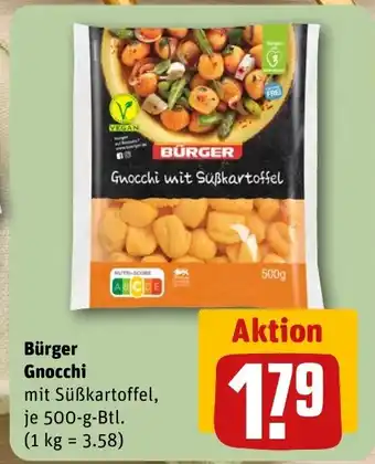 REWE Bürger Gnocchi tilbud