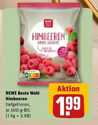 REWE DE REWE Beste Wahl Himbeeren tilbud