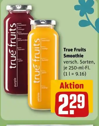 REWE DE True Fruits Smoothie tilbud
