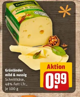 REWE DE Grünländer mild & nussig tilbud