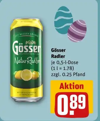 REWE DE Gösser Radler tilbud
