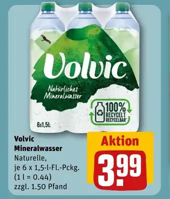 REWE DE Volvic Mineralwasser tilbud