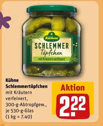 REWE DE Kühne Schlemmertöpfchen tilbud