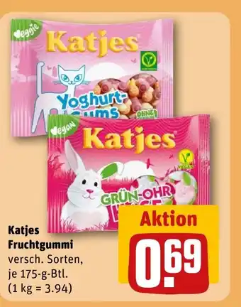 REWE Katjes Fruchtgummi tilbud