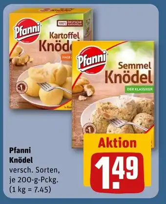 REWE Pfanni Knödel tilbud