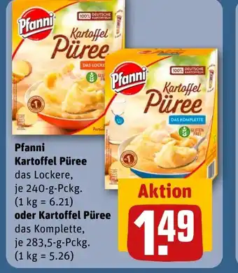 REWE DE Pfanni Kartoffel Püree tilbud