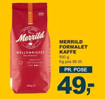 Let-Køb MERRILD FORMALET KAFFE tilbud