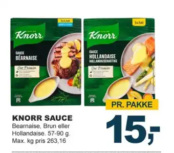 Let-Køb KNORR SAUCE tilbud
