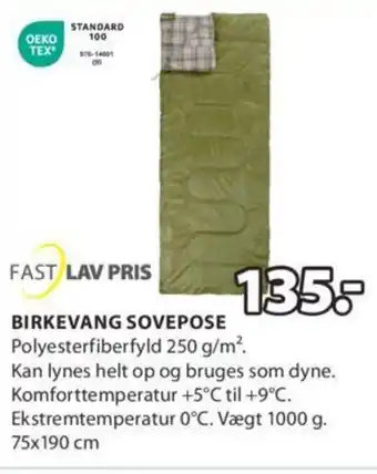 JYSK BIRKEVANG SOVEPOSE tilbud