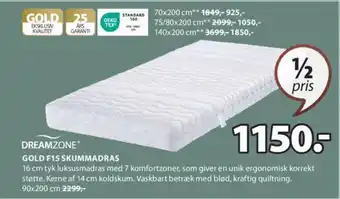 JYSK GOLD F15 SKUMMADRAS tilbud