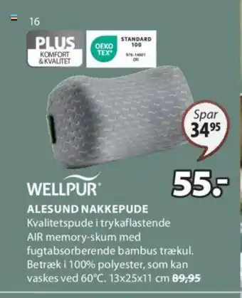 JYSK ALESUND NAKKEPUDE tilbud