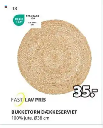 JYSK BUKKETORN DÆKKESERVIET tilbud