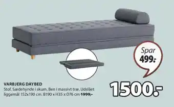 JYSK VARBJERG DAYBED tilbud