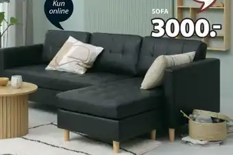 JYSK FALSLEV SOFA MED CHAISELONG tilbud