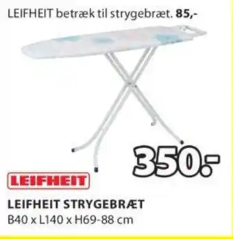 JYSK LEIFHEIT STRYGEBRÆT tilbud