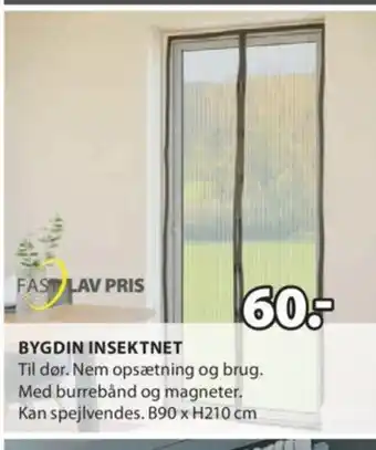 JYSK BYGDIN INSEKTNET tilbud