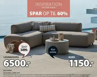 JYSK LOUNGESOFA tilbud