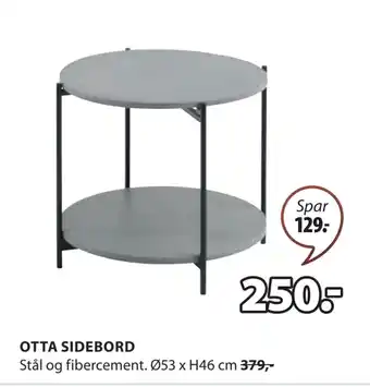 JYSK OTTA SIDEBORD tilbud